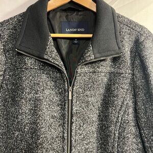 Lands' End Charcoal Heather Jacket
